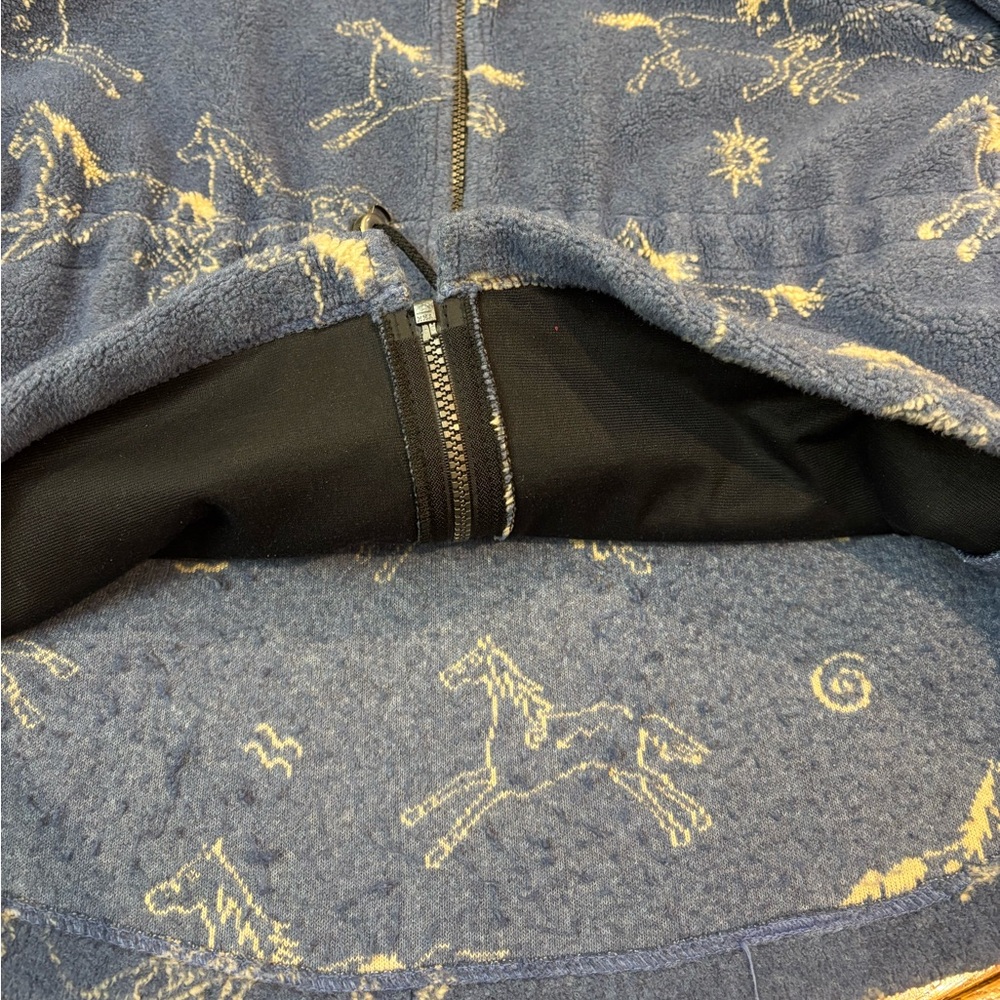 Vintage Tsunami Horse Fleece Sweater Jacket - Picture 11 of 16